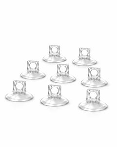 8x hochwertiger Saugnapf für Schlauch 6/4 mm und Glaszubehör
