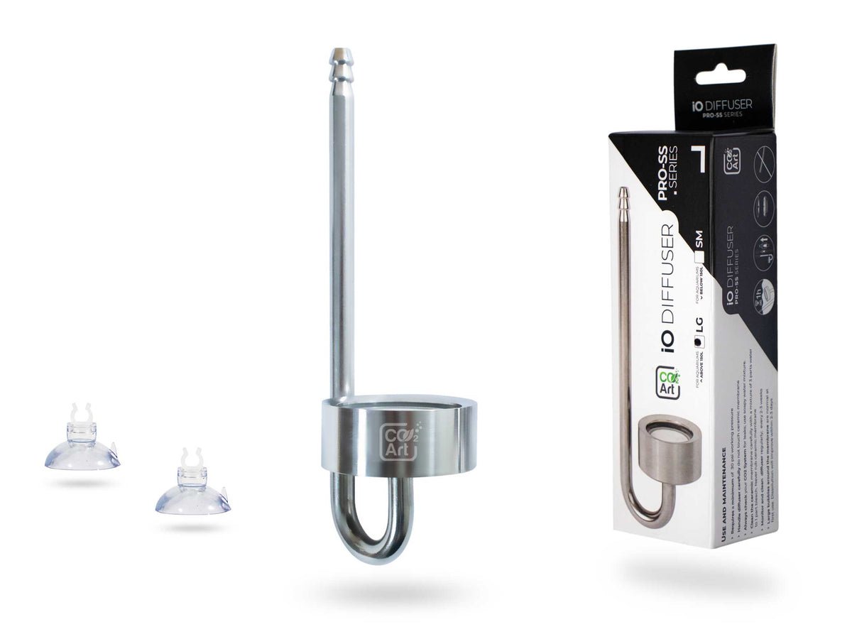 NEU IO-Diffusor – Edelstahl-Serie – Innentank-CO2-Diffusor