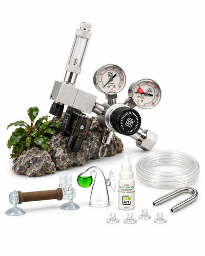 Neues Pro-Elite Series V2 Komplett-CO2-System fürs Aquarium mit In-Tank Flux_ Diffusor