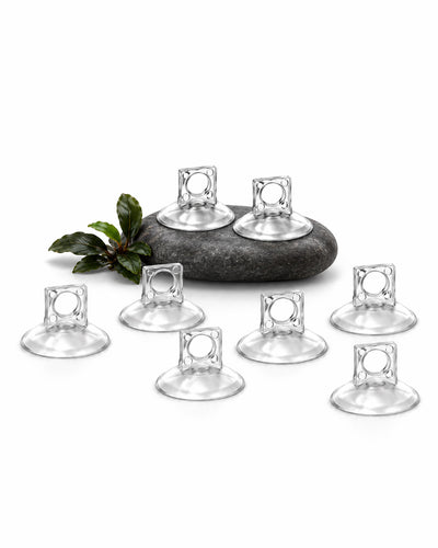 8x hochwertiger Saugnapf für Schlauch 6/4 mm und Glaszubehör